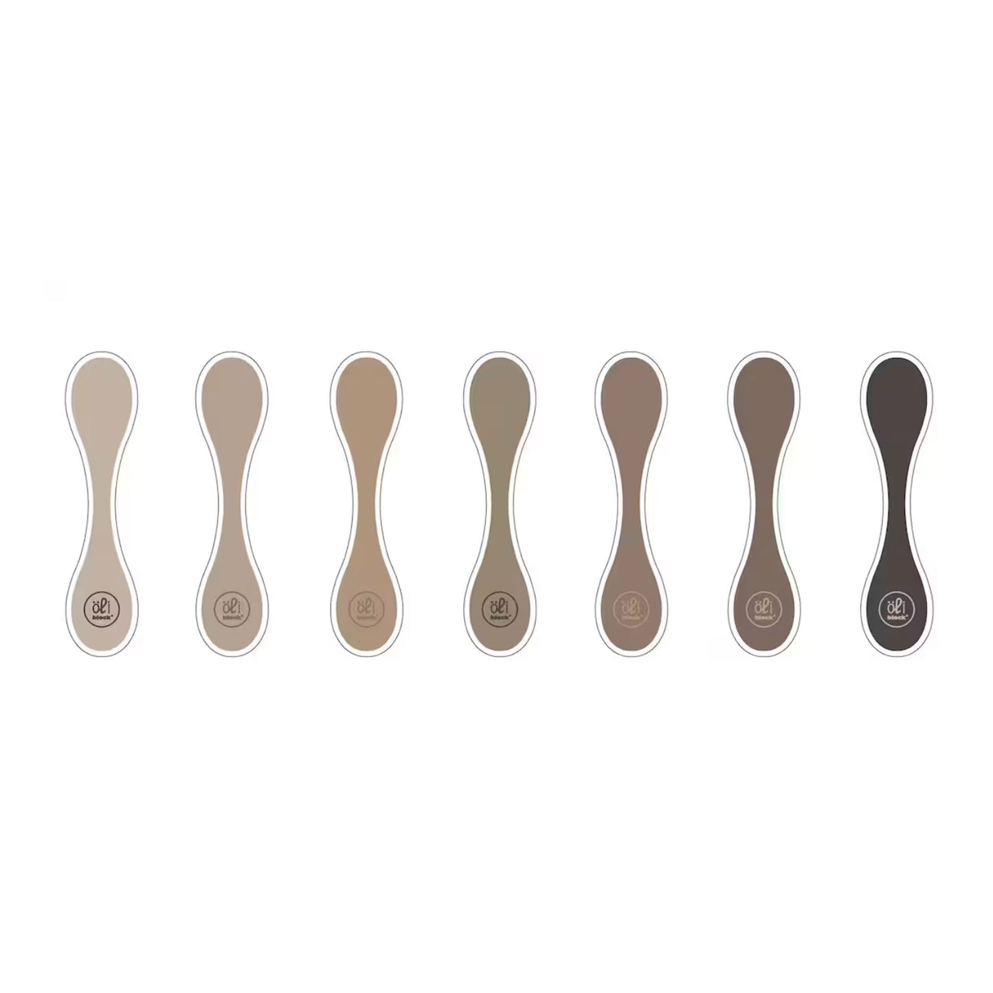 PREORDER - CHOCOLATE NEUTRALS - Small ÖliClip - Multipack (Set of 7)