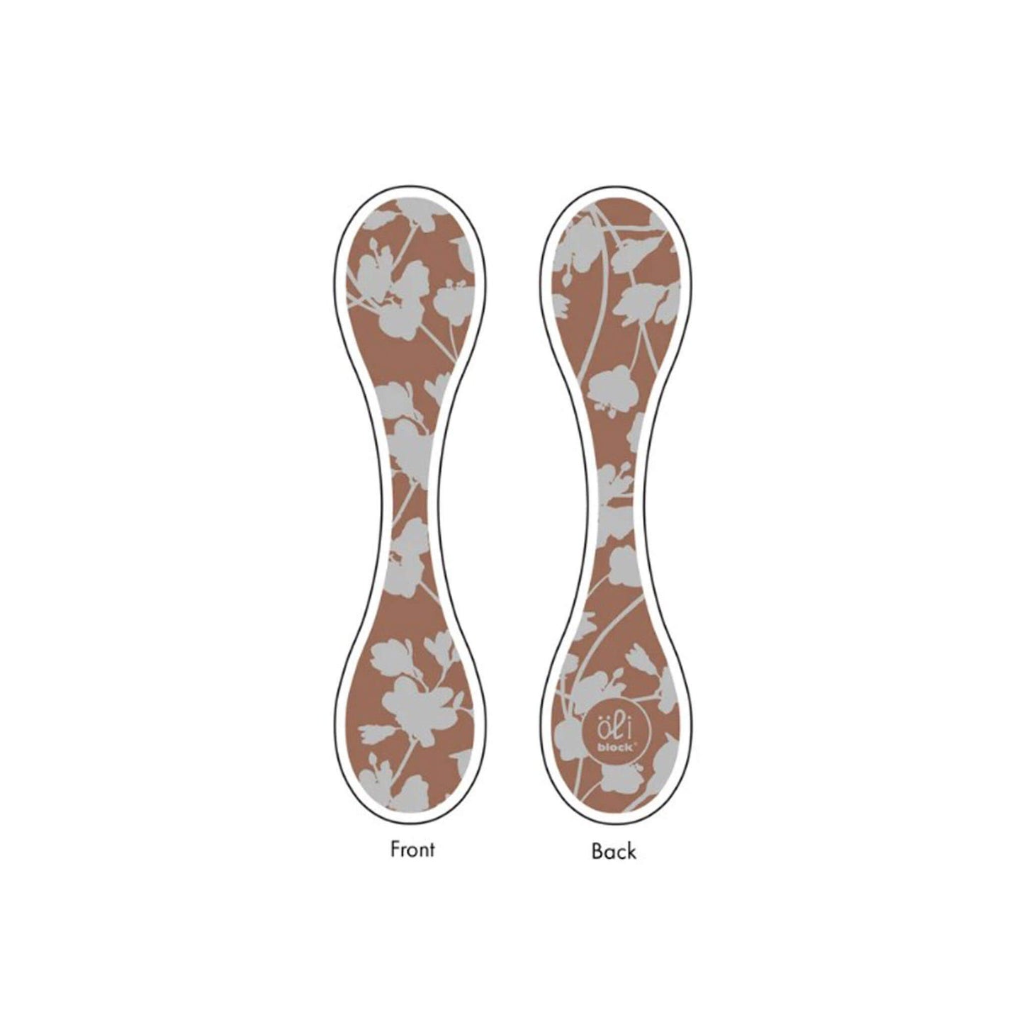 Neutral Floral SILHOUETTE - Large ÖliClip