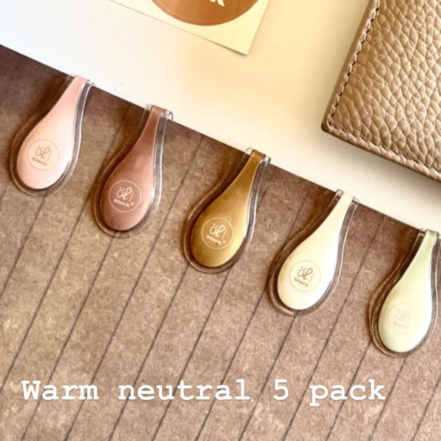 WARM NEUTRAL - Small ÖliClip - Multipack (Set of 5)
